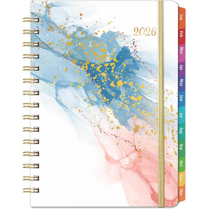 2026 Planner - 2026 Planner Weekly and Monthly from January 2026 - December 2026, 8.5   X 6.4  , Weekly Monthly Planners 12 Month with Colorful Tabs,