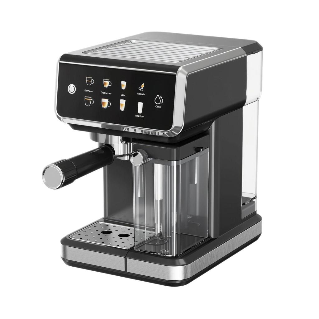 Multi-Functional Semi-Automatic Italian Coffee Machine with Milk Frother, 20 Bar Pressure, for Home Use