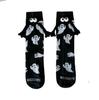 Women's Halloween Socks Cute Magnetic Hand In Hand Socks And Tube Socks