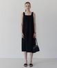 TTUDEMENT Sleeveless Long Dress Black