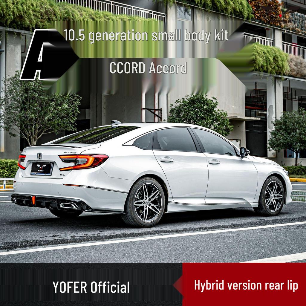 10th-Gen Accord Hybrid '22 YOFER Rear Lip, Spoiler & Bumper Kit