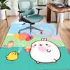 Molang Design Area Rug - Non-Slip, Soft & Cozy Floor Mat for Living Room, Bedroom, Office - Indoor/Outdoor Decorative Carpet