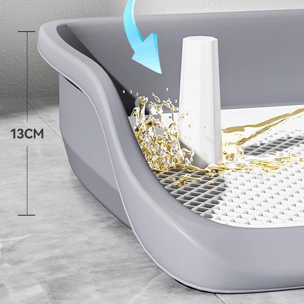 Dog Litter Tray Hygienic Pet Training Mat Detachable Cleaning Grid PP Material Suitable for
