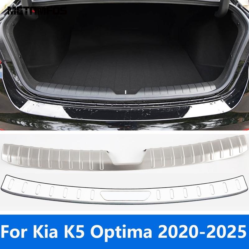 For Kia K5 Optima DL3 -2024 2025 Rear Trunk Bumper Foot Plate Tailgate Door Sill Scuff Guard Plate Accessories Car Styling