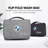 For Portable Car Toiletry Bag Cosmetic Organizer Case Travel Organizer Bag E87 E70 E91 E30 G20 E92 E93 E60 E46 E90 G30 E53