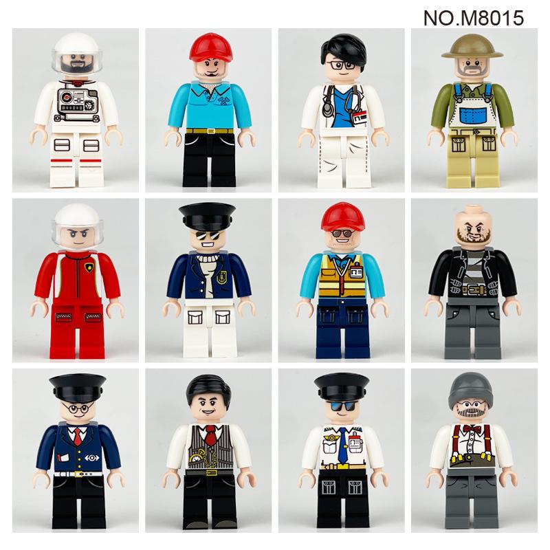 480 City Professional Police Special Police Building Block Small Particles Assembled Children'S Toys