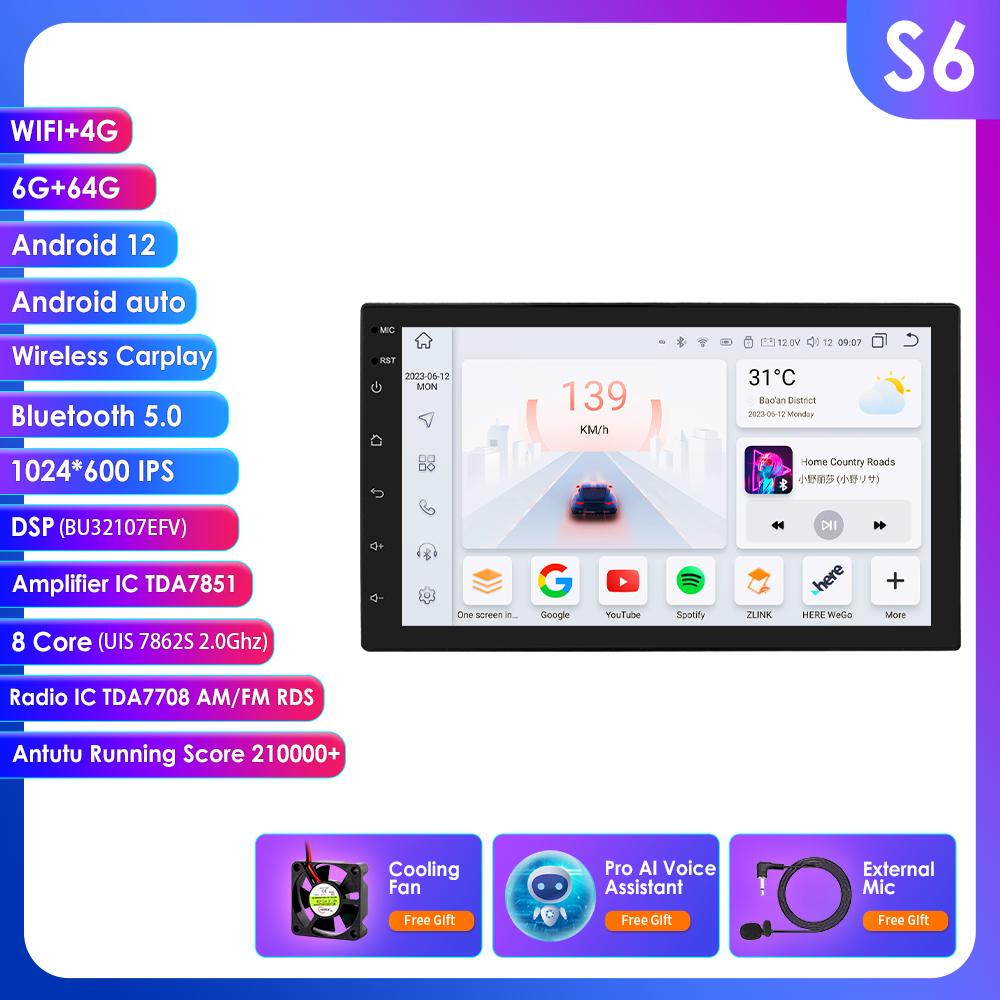 Hizpo 2 din Car AutoRadio GPS Android Multimedia Player Universal 7" Audio Navigation For Volkswagen Nissan Hyundai Kia Toyota Intelligent RDS SWC DVR