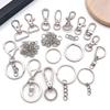 White K Alloy Multi-Style Charm Keychain & Jewelry Accessories