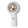 Mini wentylator ręczny osobisty ładowany przez USB cichy wentylator biurkowy dla mężczyzn kobiet wewnątrz na zewnątrz biały