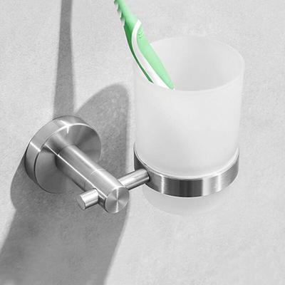 304 Stainless Steel Bathroom Towel Rack with Single Cup