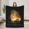 Comfortable The Odysseys Movie  Blanket Merch Bedding Decorative  Blanket Throw Super Soft Flannel For Outdoor