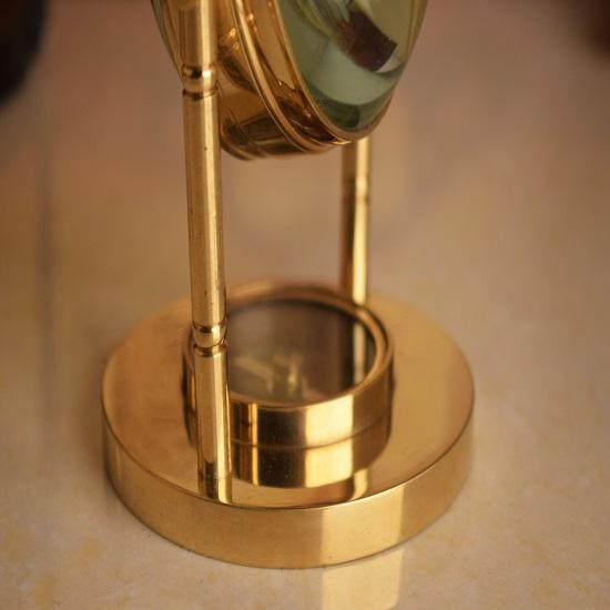 Globo Relógio de Mesa 5" Design Vitoriano Mostrador Giratório Belo Presente de Inauguração / Presente de Aniversário / Presente para o Pai Melhor Casa… Mais