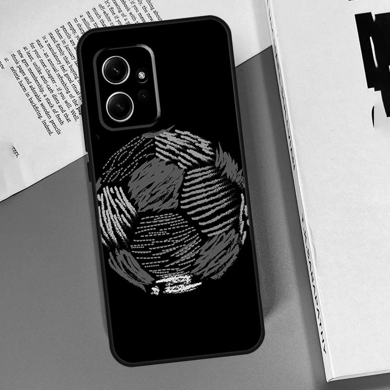 Football Soccer Ball Case For Xiaomi Redmi Note 14 9 10 11 12 13 Pro 11S Cover For Redmi 15 15C 14C 12C 10C 13C