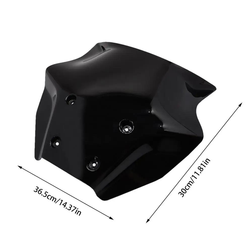 

Motorcycle Windshield Deflector Motorcycle Windshield Windshield Fairing Front Windshield Bracket for Yamaha MT-09 SP 2024 чёрный