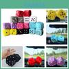 Fluffy Plush Dice Pendant Perfect For Car Interior Festival Decor
