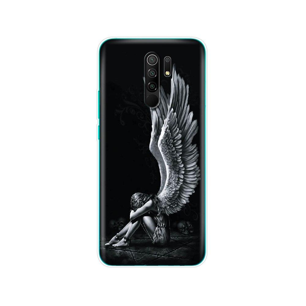 

Чехол для xiaomi redmi 9, силиконовый мягкий чехол из ТПУ для задней панели телефона для redmi 9, чехол 6,53 дюйма, полный защитный чехол, бампер redmi 9