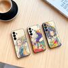 C-Cartoon Illustration  Phone Case For Samsung Galaxy A73,A72,A71,A70,A53,A52,A51,Soft Silicone Black Cover