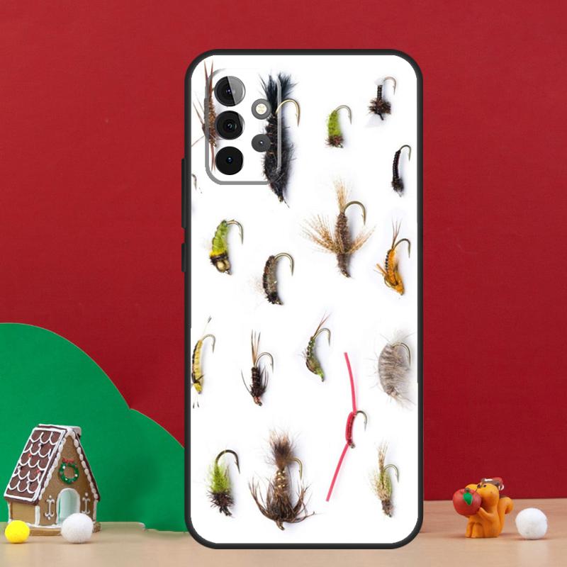 Bass Fishing Baits Lures Hook Tackle Case For Samsung Galaxy A55 A52 A32 A12 A33 A06 A16 A26 A36 A56 A15 A53 A13 A34 A54 A14 A17