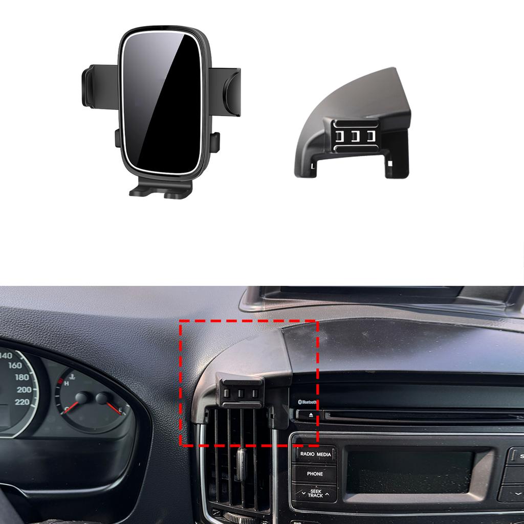 Support de téléphone pour tableau de bord, sur mesure, sans perçage, pour Hyundai Grand Starex / H1 LHD 2013-2018 2019 2020, accessoire de voiture
