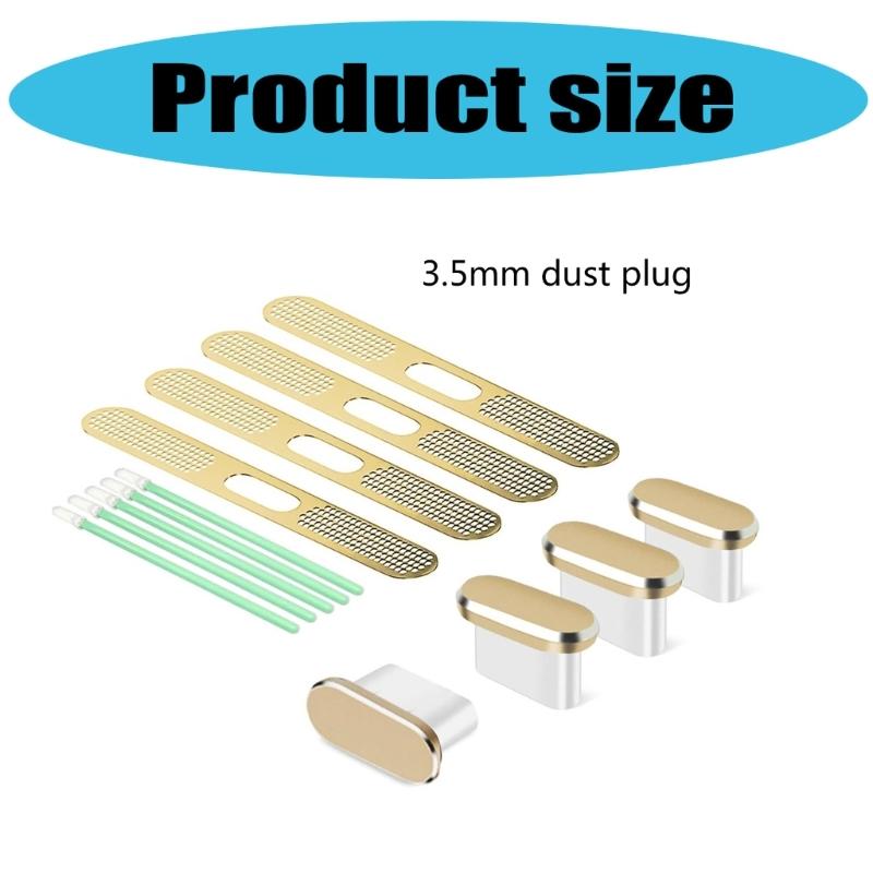 USB-C-Staubschutzkappe, USB-C-Staubschutzabdeckung für Typ-C-Anschluss, Ladeanschluss-Schutzkappen mit Lautsprecher-Staubschutz für IP15/IP16