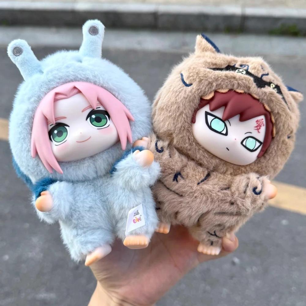 Naruto Anime Blind Box Shippuden Cute Beast Party Series Naruto Plush Doll Toy Gift Women's Collection Action Doll Edition