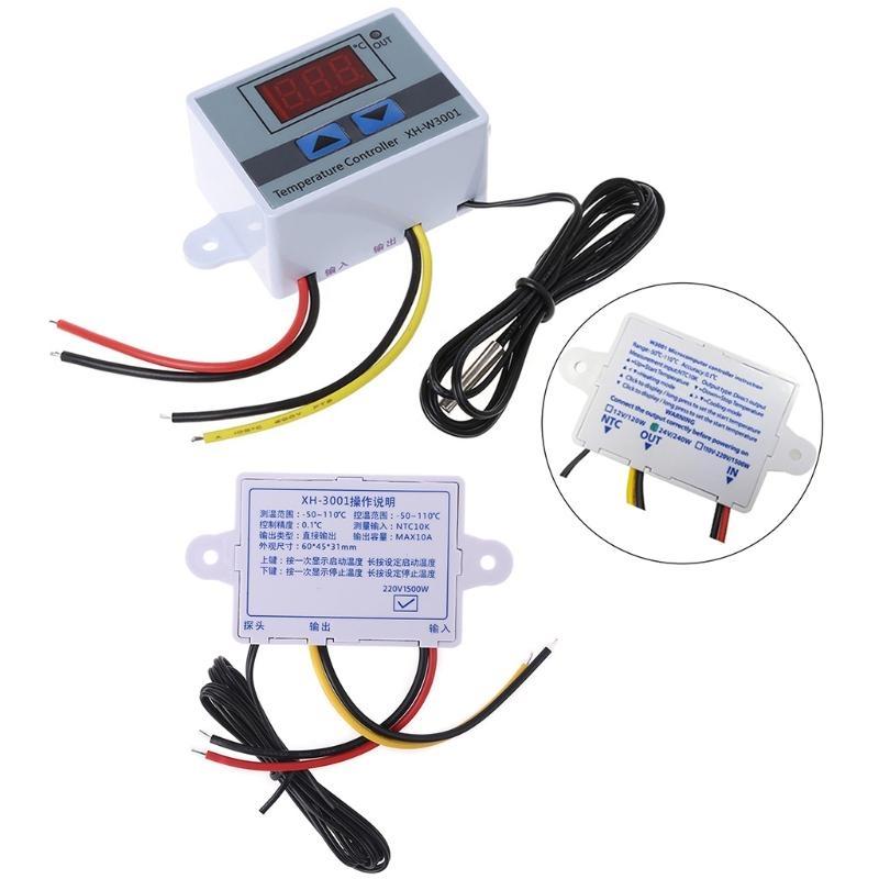 Temperature Controller Aquarium Thermostat Digital Thermostat 220V for Fish for Tank Tortoise Hab