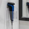 AEE4-Electric Razor Wall Mount Holder Acrylic Shaver Holder Razor Hanger Shaver Organizer B