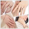 Lotus Mind Pure Copper Toe Rings, Ear Cuffs, Earrings, and Rings for Toes and Fingers, Stylish for Men and Women (Pure Copper)