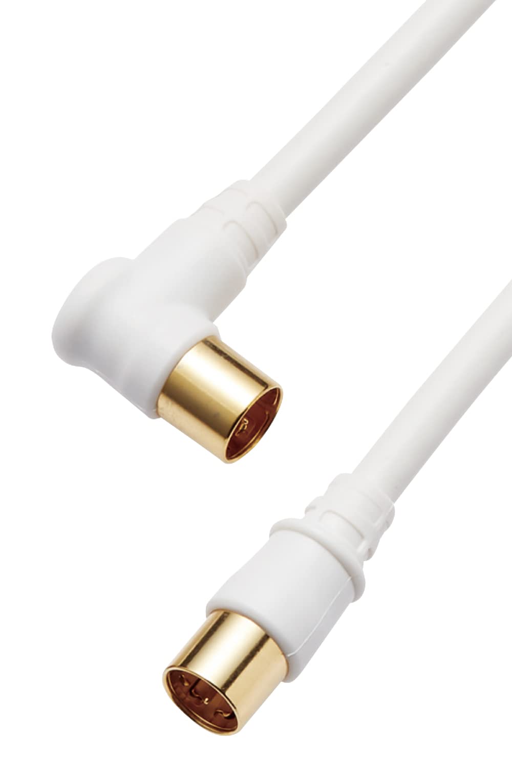 

DX antenna antenna cable 4K 8K plug straight plug 4C 2m light brown [2K compatible] L-shaped + 4JW2SLS(P)