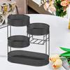 4 Tiers Iron Fruit Basket Snacks,Container Home Decoration Kitchen Storage Organisation,Space Saving