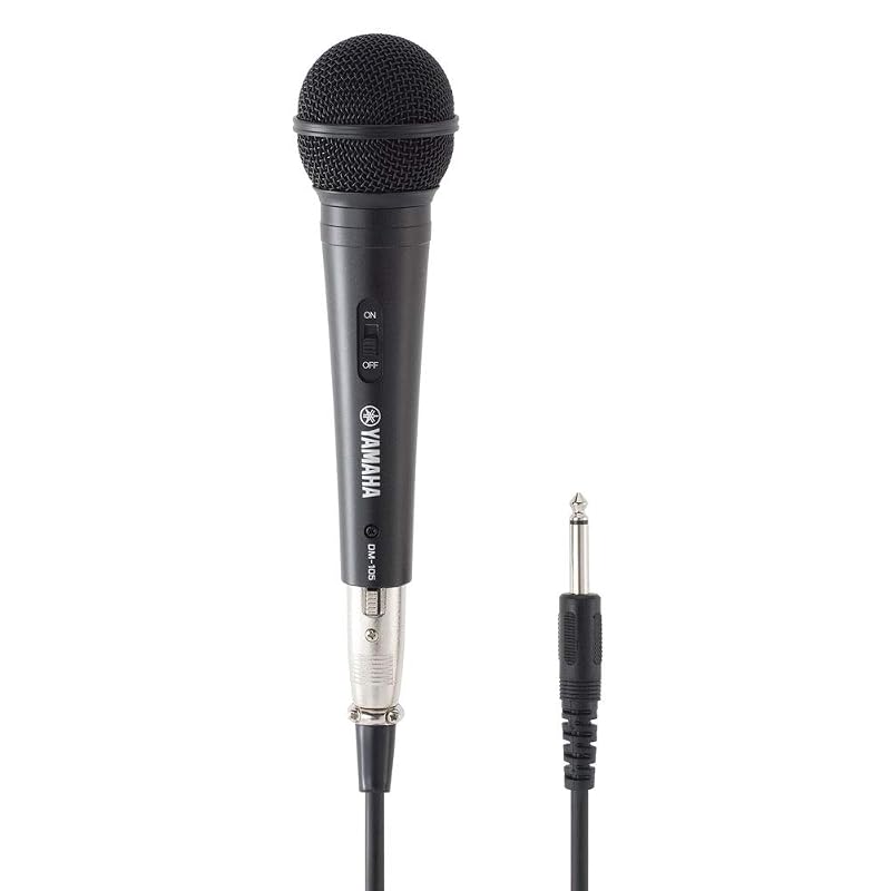 Yamaha DM-105 Dynamic Microphone, Unidirectional, Includes 5m XLR-to-Phone Cable