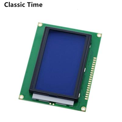 128*64 DOTS Yellow Green LCD Module 5V Blue Screen 12864 LCD with Backlight ST7920 Parallel Port LCD12864