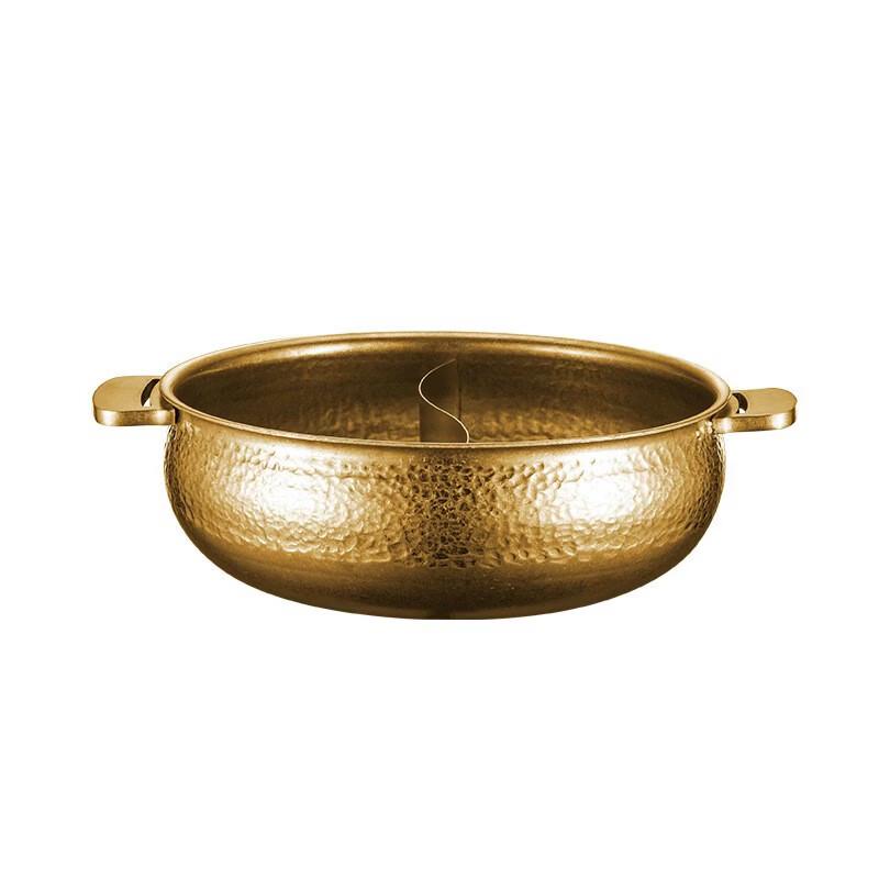 Yipan 28cm 304 Stainless Steel Three-Flavor Hot Pot