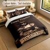 3Pcs Bedding Set Custom Name Text, 1 Sheet 2 Pillowcases Home Bed DecorThe Conjuring Annabelle