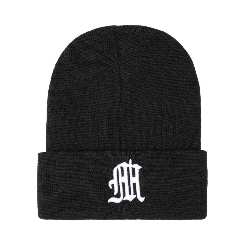 Autumn/Winter Knit Embroidered Wool Hat - Unisex Cycling & Outdoor Warm Hat One Size