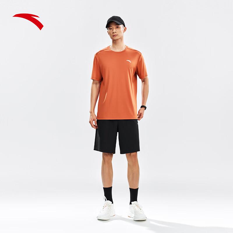 Anta Men's Quick-Dry Sports T-Shirt & Shorts Set