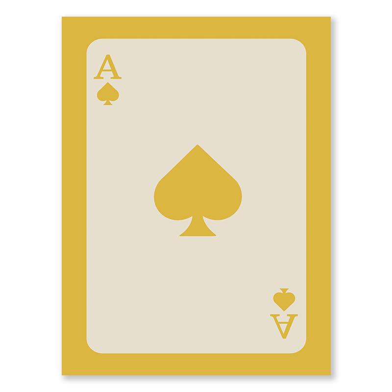 Multi Colour Fashion Retro Wall Art Ace of Spades Love Canvas Painting Pink Orange Yellow Black Green Blue Purple Bedroom Poster