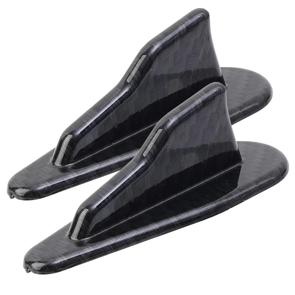 Pegatinas de Aleta de Tiburón para Coche Techo Cola Antena de Coche EVO Fibra de Carbono Punta Calcomanías Autoadhesivas Accesorios de Modificación Automotriz