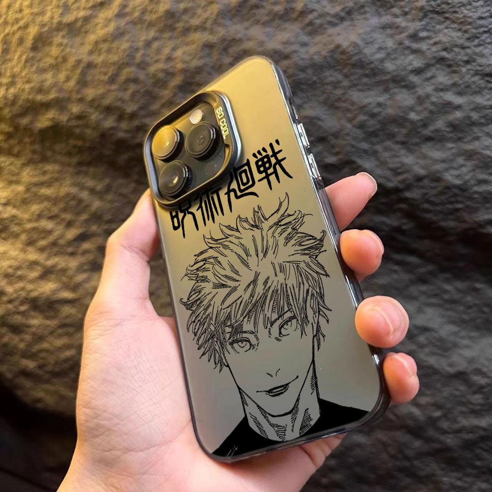 

Black Anime Jujutsu Kaisen Phone Case for Xiaomi Redmi Note 7 8 9 9S 10 11 12 13 14 Pro Plus 4G 5G Anti Fall Matte Back Cover Redmi Note 14 Pro 5G