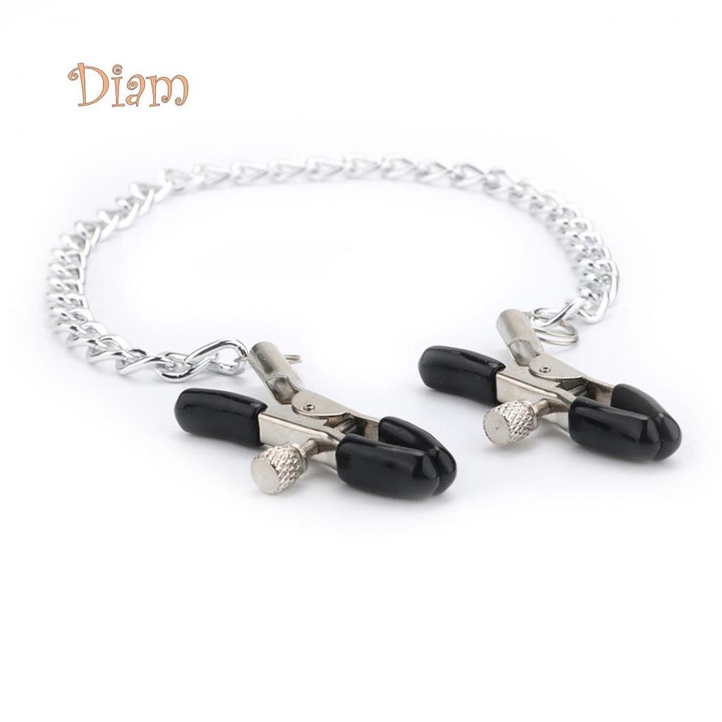 Lollipops Sexy Women Nipple Breast Clamps Metal Chain Clips Adult Sex Toys Couple Games