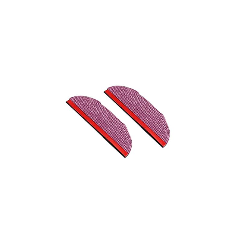 2 Stück Diamantkristall Auto Rückspiegel Aufkleber Regen Augenbraue Auto Spiegel Regenschutz Abdeckung Autozubehör Innenraum für Frau