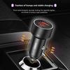 75W Usb C General Car Charger Quick Charge 4.0 Pd3.0 Scp Fast Car Digital Display Phone Charger