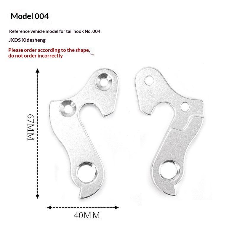 Universal Rear Derailleur Hanger 1PC Durable Anti-Rust Bike Tail Hook for Road Mountain Bicycle Cycling Enthusiasts