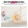 Bird Chirping Sound Box Compact Bird Sound Machine Realistic Audio Indoor Ambient Noise for Home Bedroom Balcony Living Room
