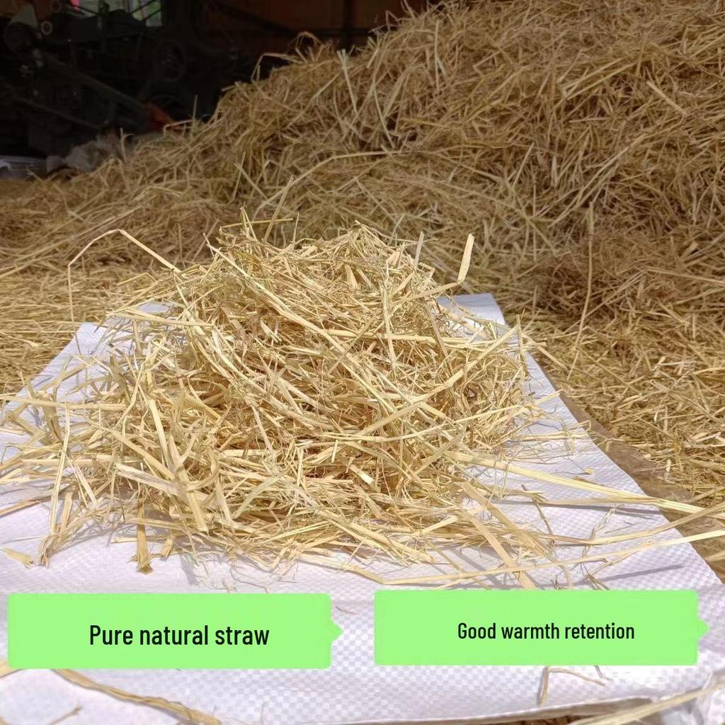 Natural Pet Nest & Feed Hay: Dry Straw for Chickens, Cattle, Sheep, Pigs, Ducks, and Dogs