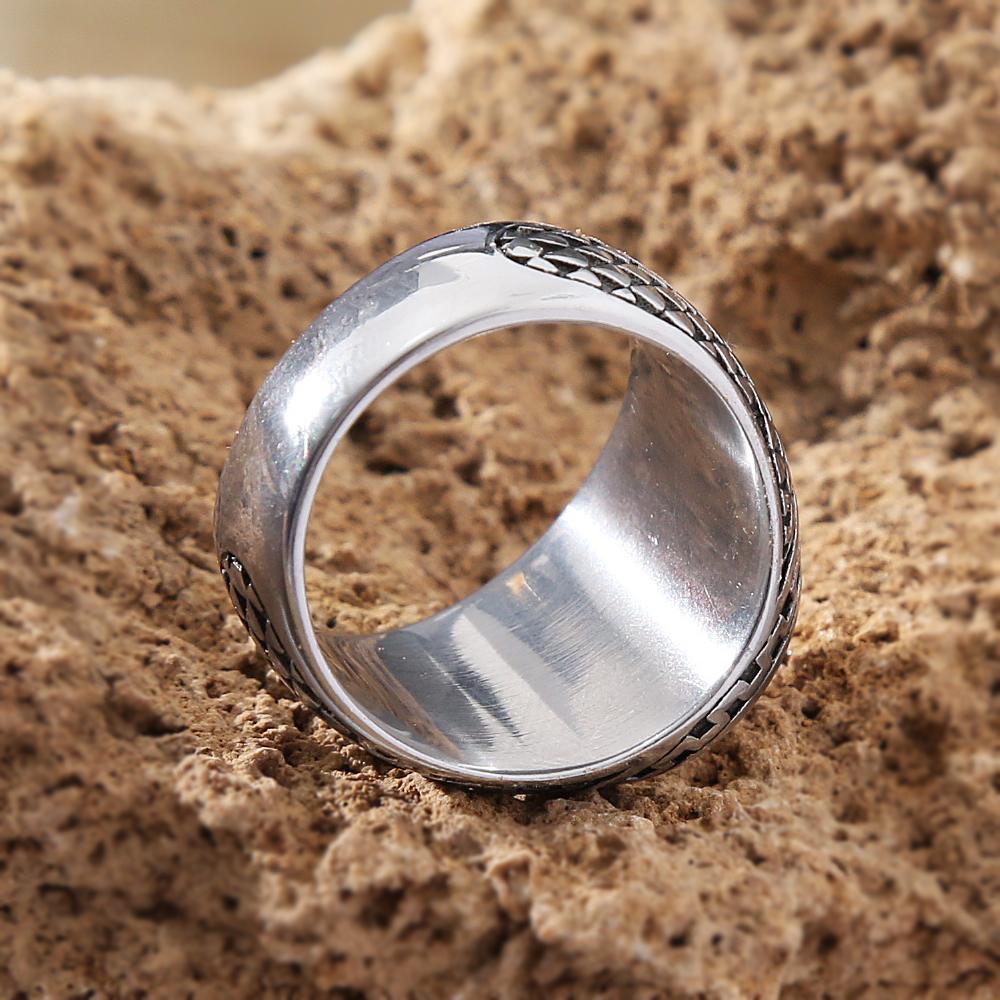 Vintage Edelstahl Kreuz Ring Herren Punk Christian Ostern Jesus Ring Schmuck Biker Amulett Geschenk Großhandel Größe 7-13