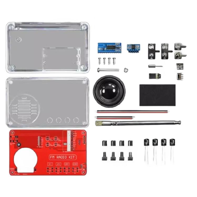 Hands On Electronic Fun 50-108MHz DIY FM Radio Circuit Board Kit for Tinkerers
