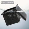 Non Stick Cube Croissant Mini Toast Box Mold Mini Pullman Loaf Pan with Square Lid Perforated Toast Box Water Cube Baking Tool
