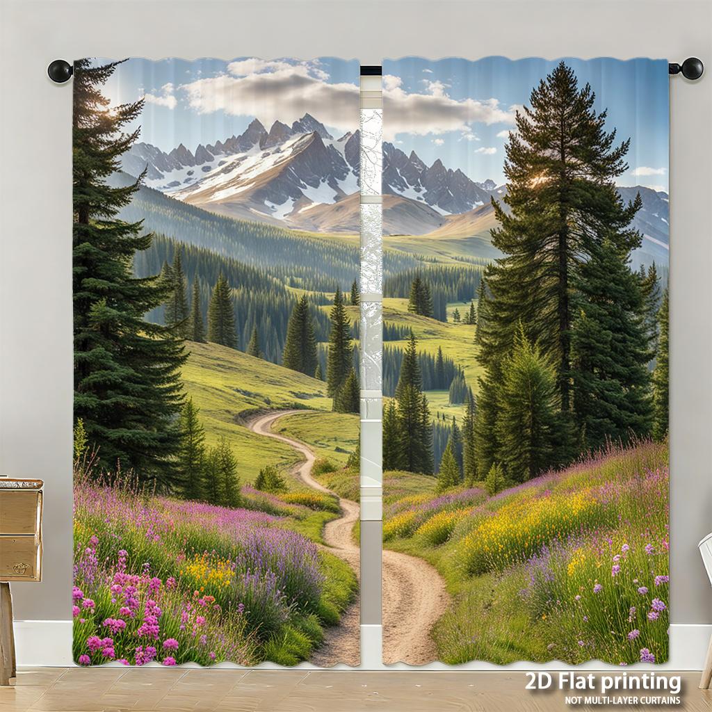 Piece Set High Definition Digital Printed Curtainsautumnpumpkinsonwhitewoodbackgroundwithmapleleaveshome Decoration Style Curtains Made Of Polyester