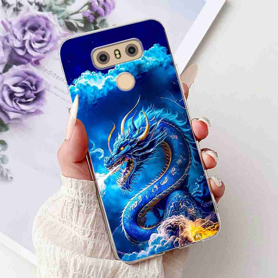 Para LG G6+ 5.7" Funda Diseño de Moda Patrones Silicona Suave TPU Cubierta Para LG G6+Plus LG G6 H870 H873 Fundas de Teléfono Resistentes a Golpes